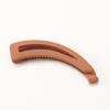 Big Hairpin Fine Workmanship Charming Compact Solid Color Banana Vertical Hair Barrette for Party