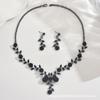 Alloy Rhinestone Wedding Necklace Earrings Bridal Wedding Accessories Banquet Ladies Jewelry