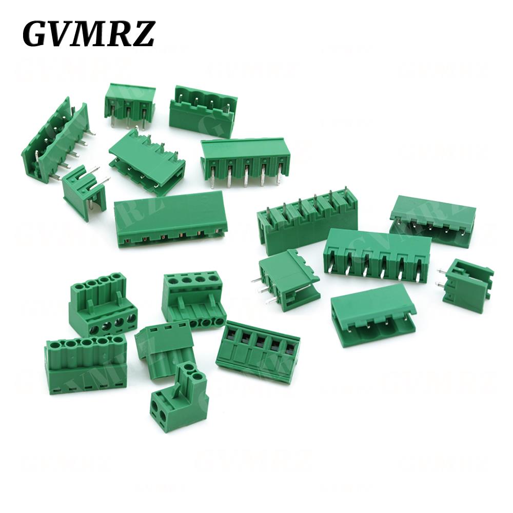 5Set 2EDGK 5.08mm Terminal Block Male Female 5.08 Plug-in Opening PCB Connector 2EDG PCB 2P 3P 4P 5P 6P 7P 8P 9P 10P 12P