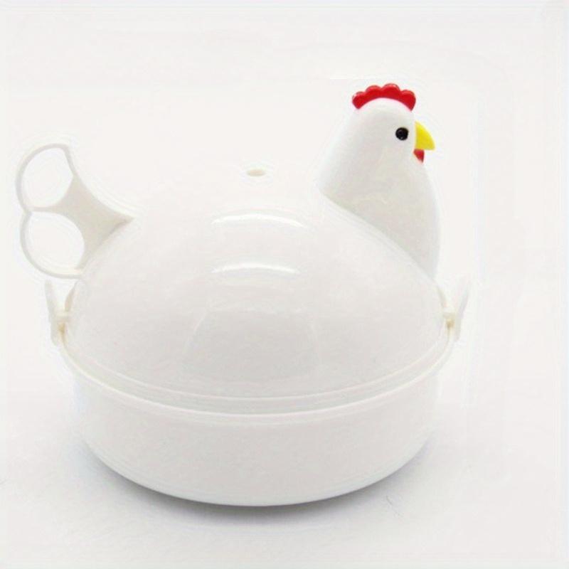 Lovely Chicken Shaped Egg Boiler Steamer 4 Eggs 1Egg Microwave Egg Cooker Cooking Tool Kitchen Accessories