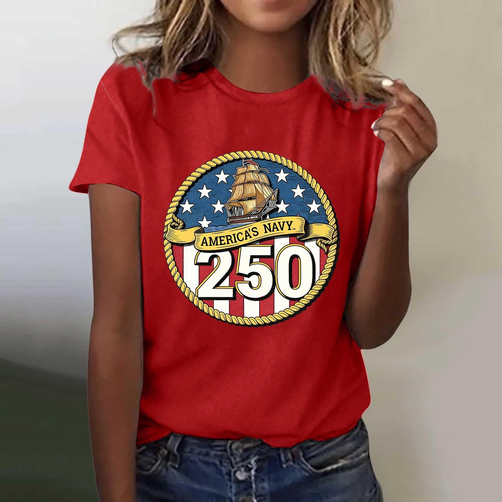 

Стильная женская повседневная блузка с принтом букв XL красный