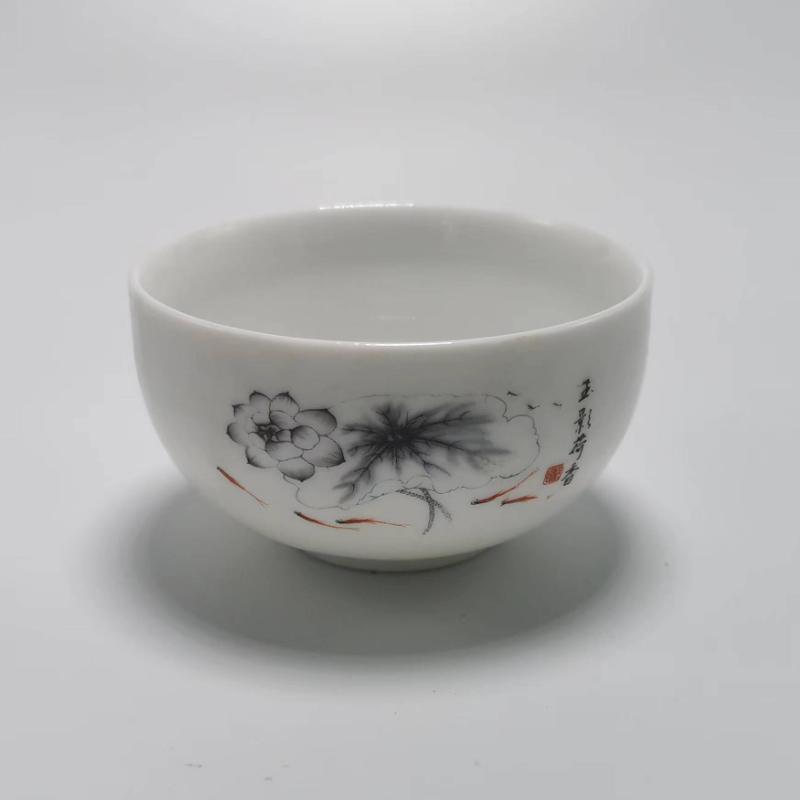 Chinese Ceramic Teacup 70ml Retro Kiln Change Big Tea Bowl Handmade Portable Tea Cup Creative Tea Set Tea Ceremony Supplies