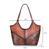 Johnature Large Capacity Casual Tote Genuine Leather Women Bag Versatile Vintage Natural Cowhide Shoulder Bags