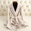 Autumn and winter new small double-sided cashmere coat for women, short slim and thin wool coat for women
