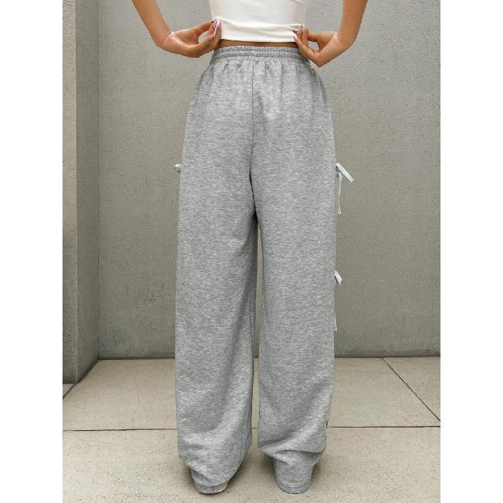 Ladies' Daily New Seasonal Commuting Business Leisure Pants With Pockets Made Of Pure Cotton And Comfortable Fit