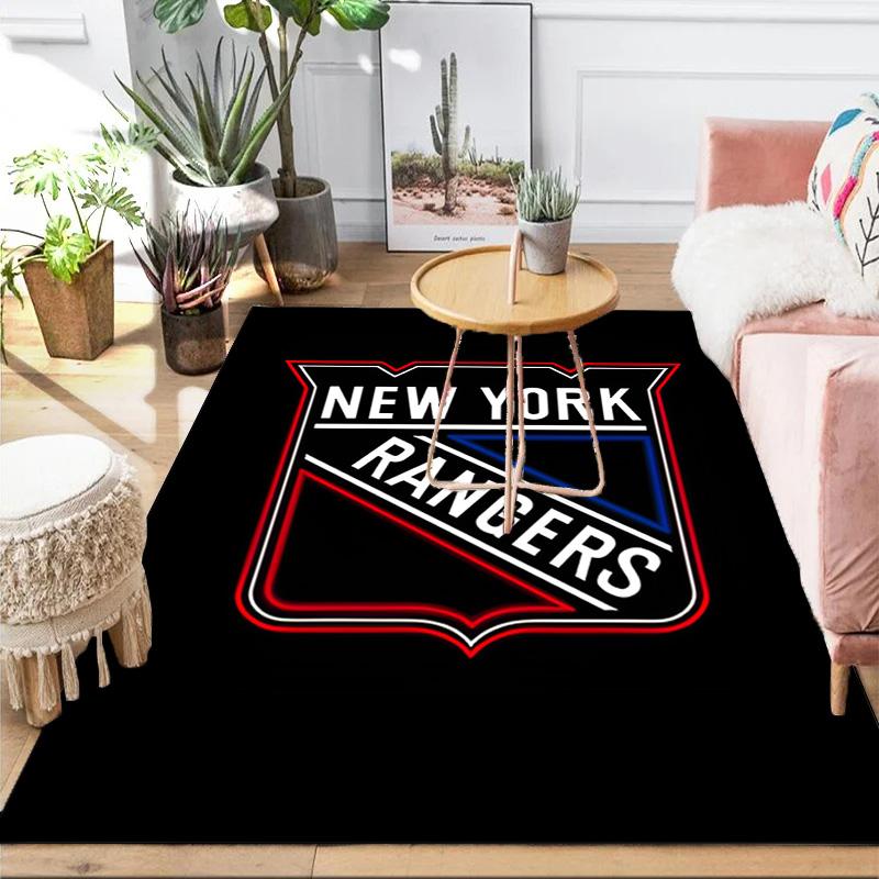 New York Crest Area Rug Suitable for Indoor And Outdoor,Carpets for Kitchens, Homes, Offices, Living Rooms,Home Decor,Christmas Gift