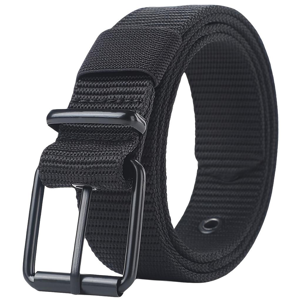 New Canvas Belt Men Tactical Belts Selling Men's Outdoor Sport Simple Practical Weave Nylon Canvas Cowboy Pants Women Belt