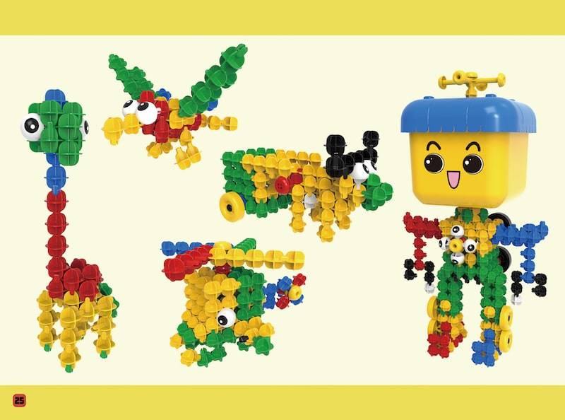 Klocki Konstrukcyjne Molyka Yellow Box 158 Elementów 3+ - Molyka