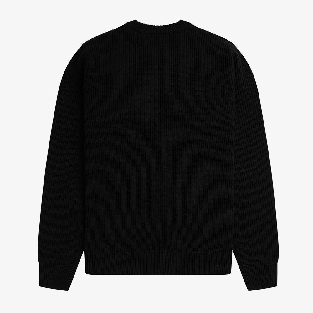 Fred Perry [Sharp] Textured Lambswool Knit (102) Afpm2336539-102
