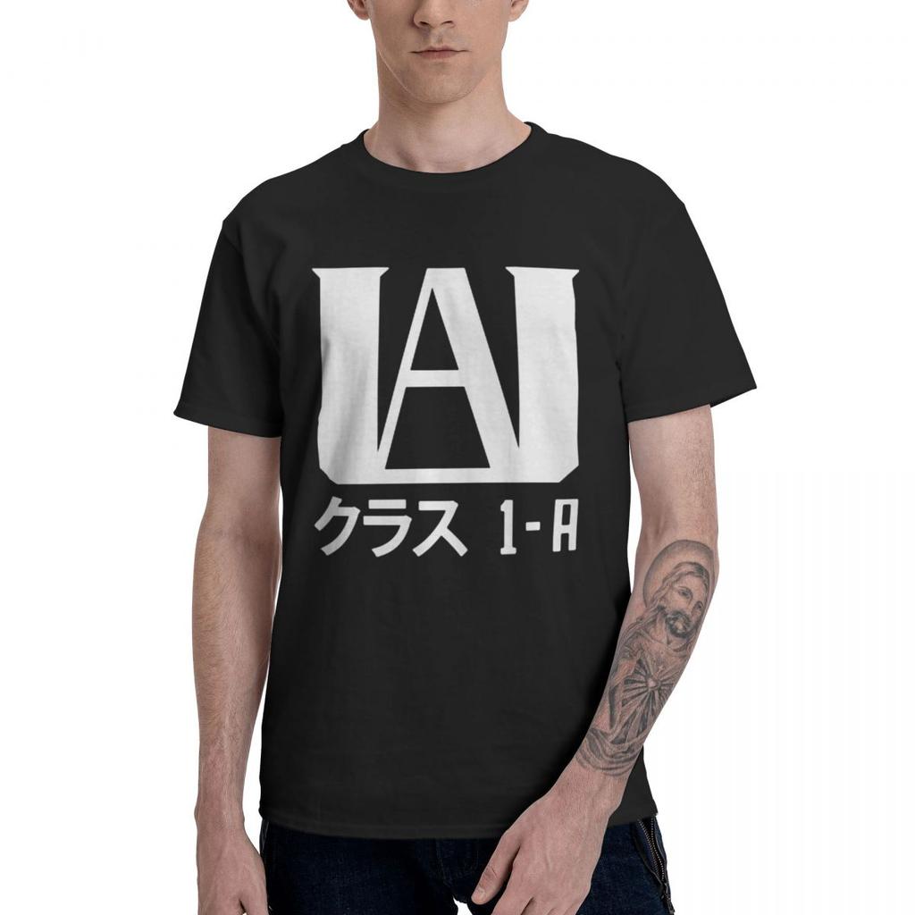 Fashion U.A. High Student My Hero Academia T Shirt 100% Cotton Crewneck Men T Shirts Short Sleeve PlGift Tee Tops EU Size