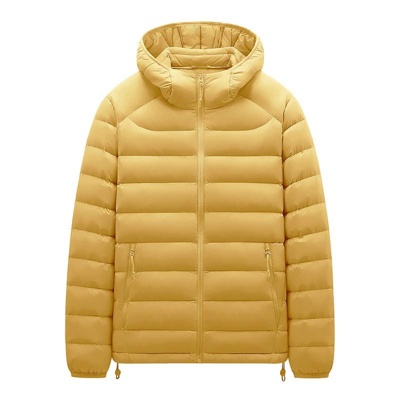 Unisex 90% White Duck Down Winter Hooded Jacket Outdoor Water Resistant Warm Coat