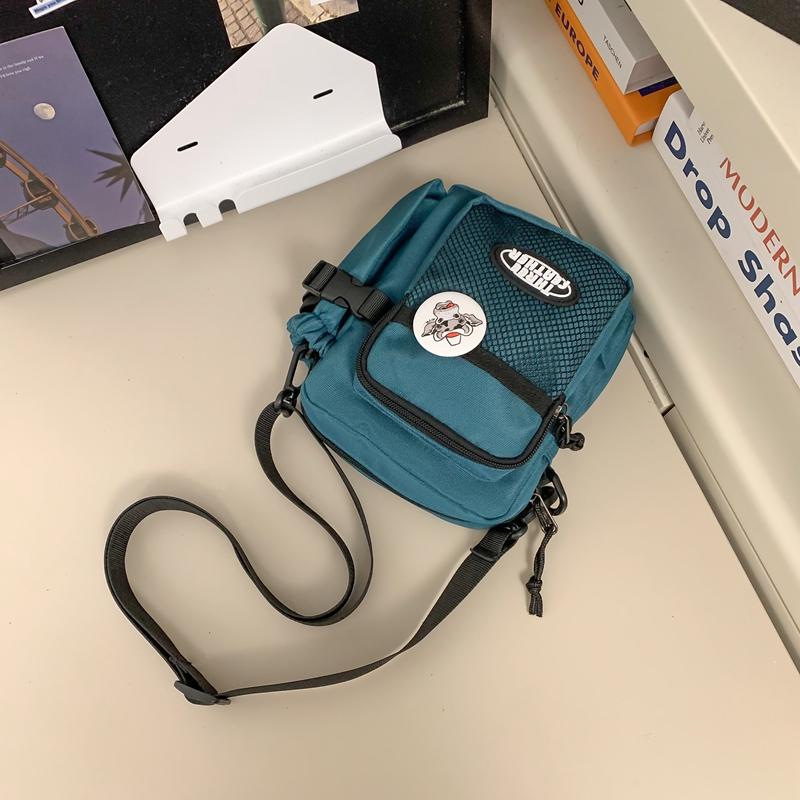 Herren Umhängetasche Mini Kleine Tasche Handytasche Kleine Quadratische Tasche Mehrschichtige Tasche