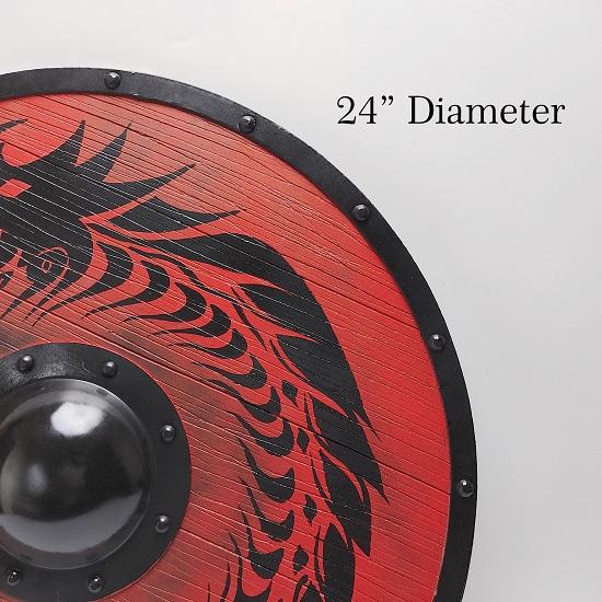 Viking Cosplay Wooden Shield Medieval Costume Viking Shield Battle Ready Viking Shield Ragnar Viking Shield Round Shield Viking Cosplay Gift