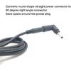 4.5 x 3.0 mm Right Angle 90-Degree Power Adapter Connector Converter for Dell Latitude; XPS; Vostro Laptop AC Charger Cord - 1 pcs