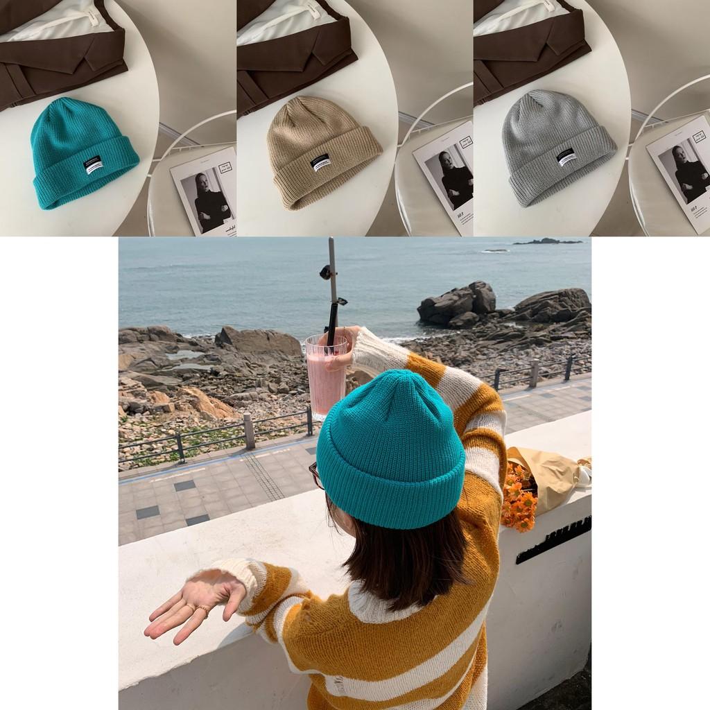 Cozy Korean Style Knit Hat For Women Perfect For Winter With Warm Cotton Fabric