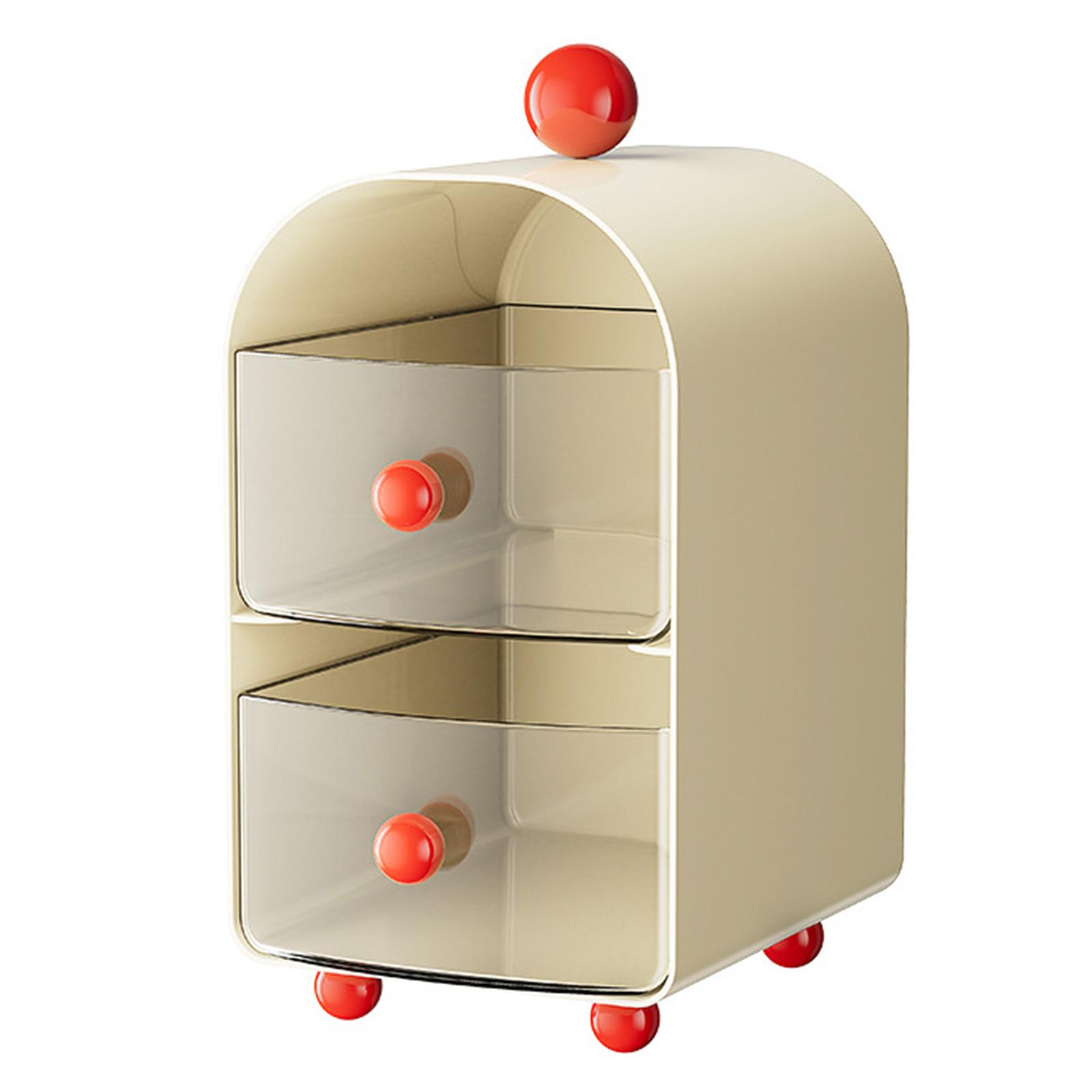 

Большой вместимости органайзер для пакетиков чая, капсул, кофейных коробок с выдвижными ящиками для кухни и офиса, контейнер для хранения косметики разноцветный