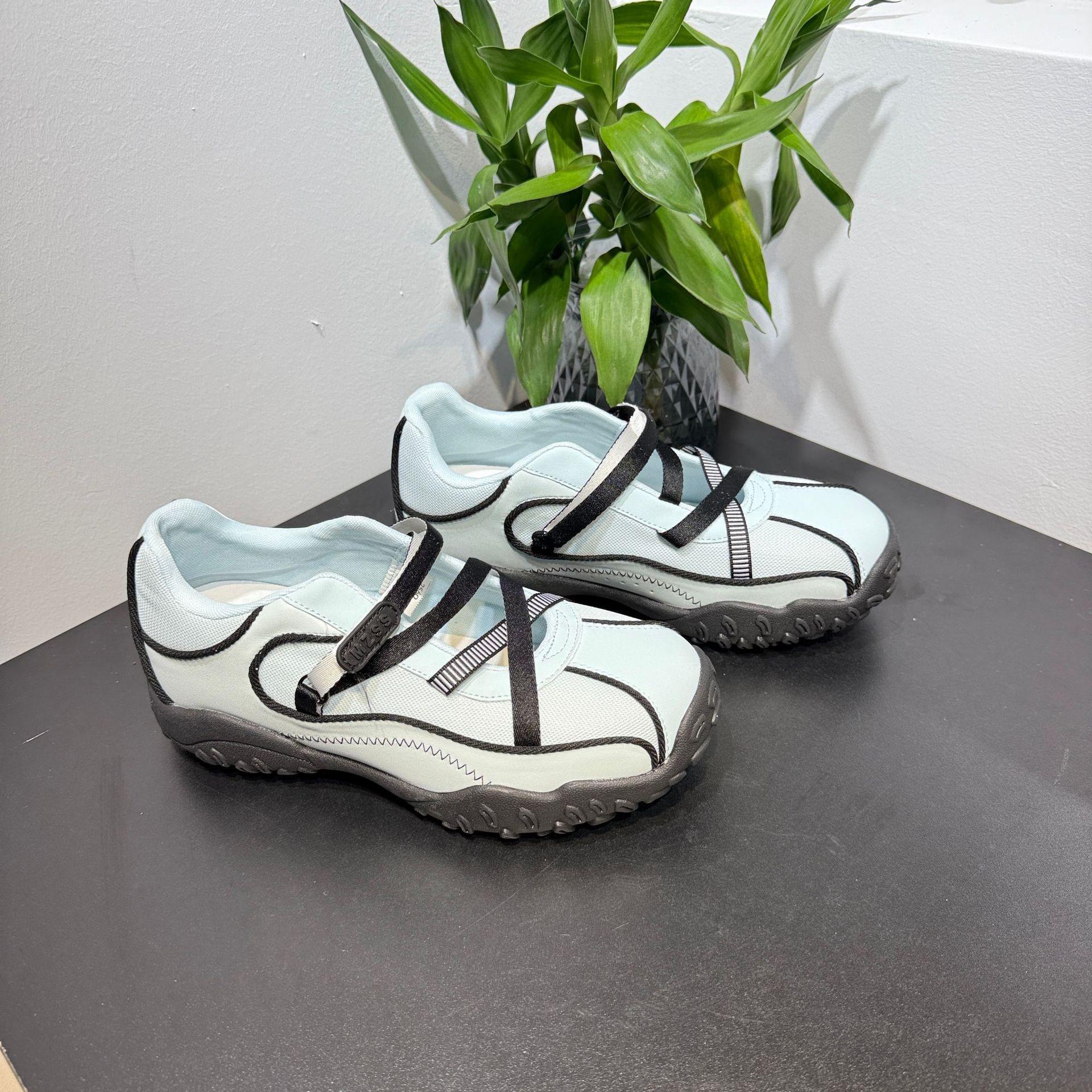 

Спортивные туфли Мэри Джейн лето 2025 новые спортивные туфли Форрест Гамп дышащая сетка повседневная универсальная женская обувь 40 синий