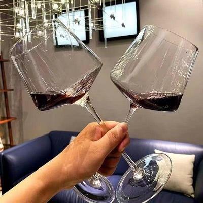 ZISIZ Luxury Crystal Burgundy Red Wine Glass