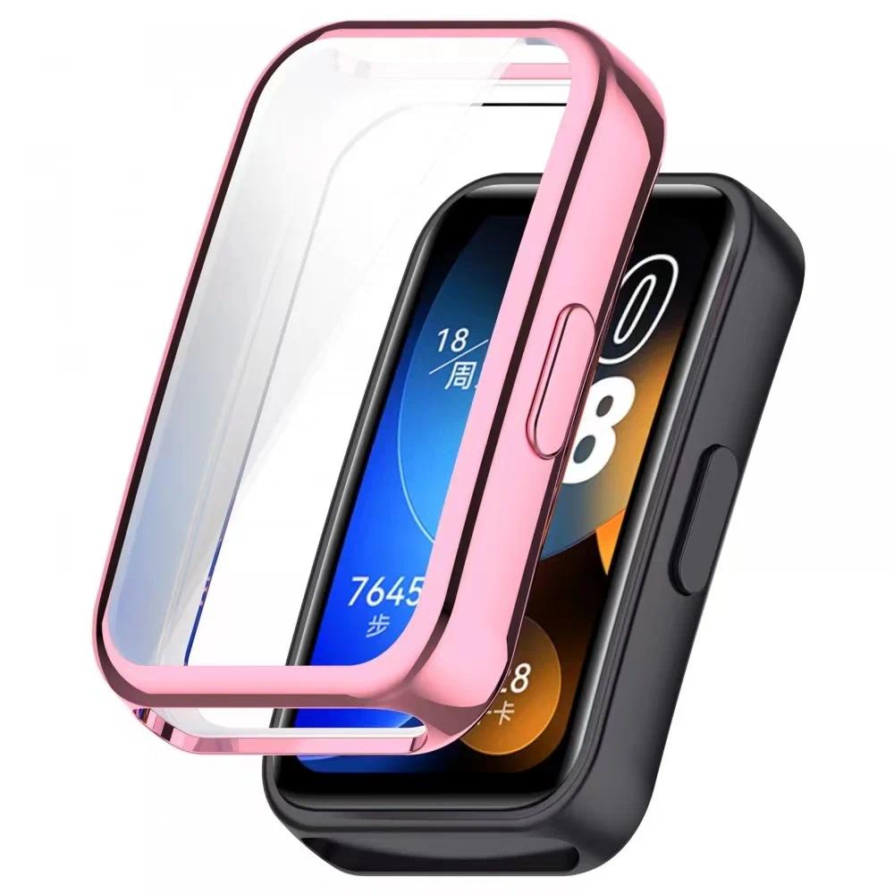 Protector Shell For Huawei Band 10 9 8 Frame Bumper Screen Soft TPU Case Huawei Band 10/9/8 Full HD Protective Cover Accessories