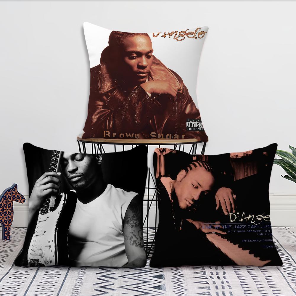 Singer D-Angelo Brown Sugar cushion cover For Pillow Sofa Printing Decoration Room Home Office Coffee Shop Car Nordic Simplicity