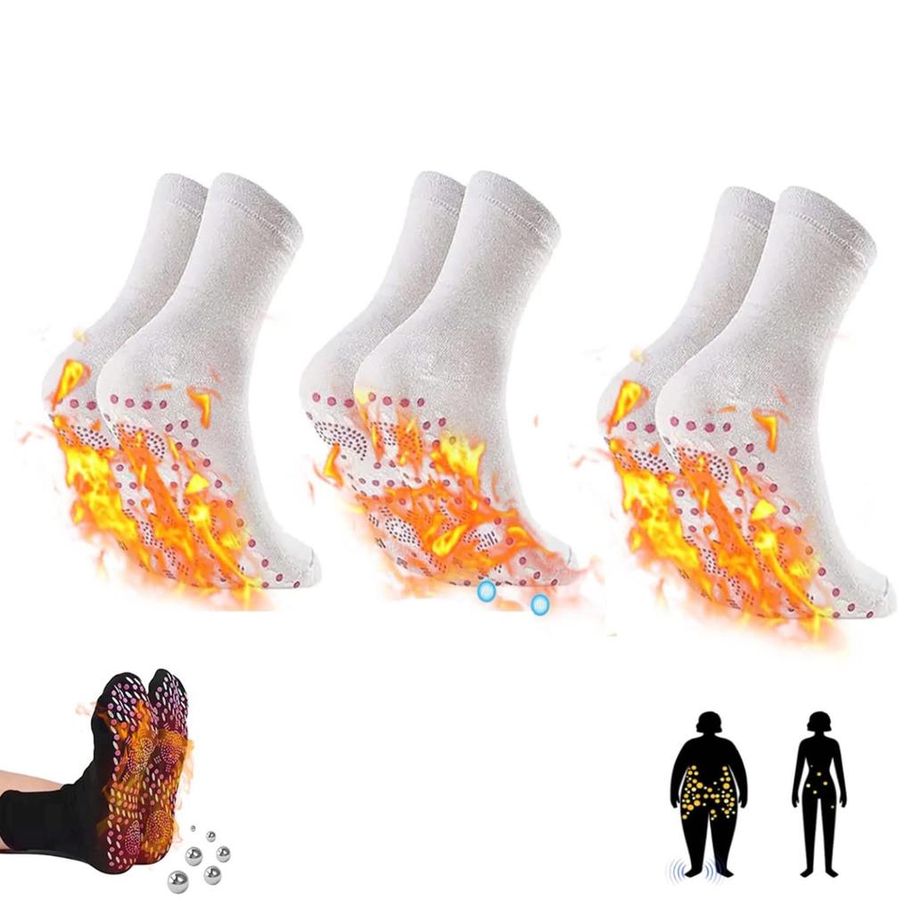 Wormwood Heating Socks Heating Socks Comfortable Elastic Durable Warm Cold Washable Cotton Socks