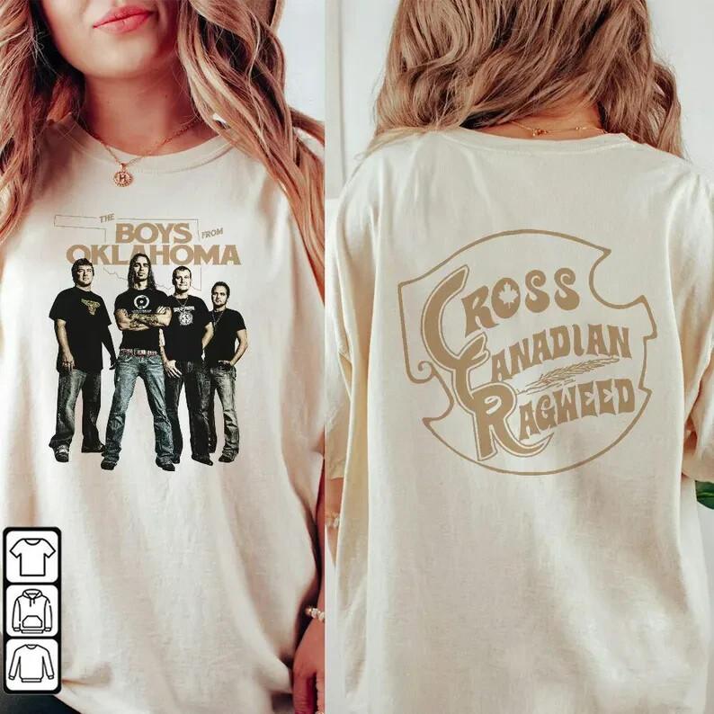 Cross Canadian Ragweed Vintage Shirt, Ragweed Concert 2025 Shirt Size S-4XL Unisex T-Shirt XXXXL