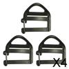 2x Slider Backpack with Fastener Webbing Buckle for Clothing Belt Outdoor Camping Hiking Accessories