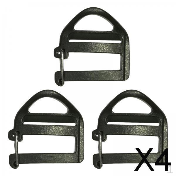 

2x Рюкзак-слайдер с пряжкой из стропы-застежки для одежды, ремня, аксессуаров для кемпинга, походов на открытом воздухе