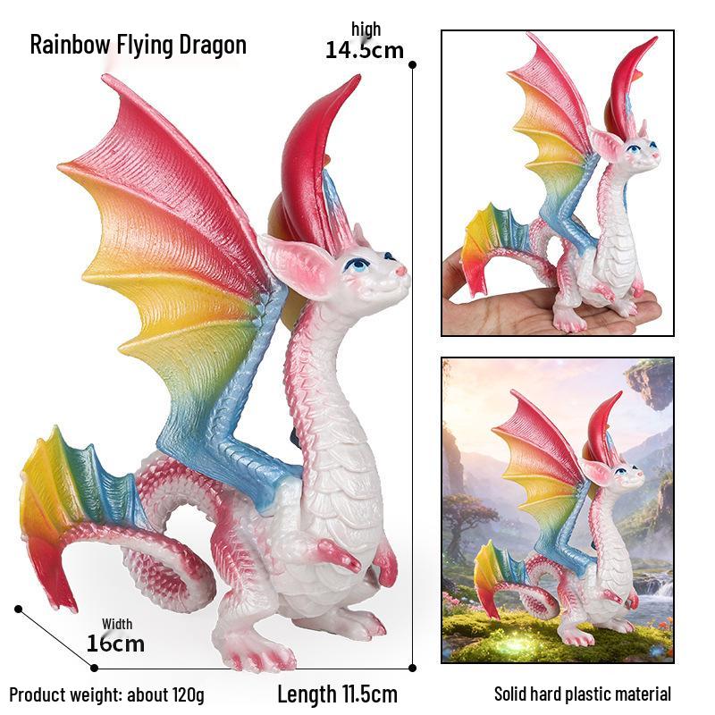 European Pegasus & Unicorn Figurine - Mythical Magic Creature Model