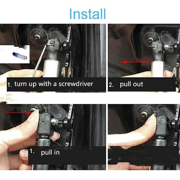 Rear Tailgate Lift Support Spring Shocks Struts for Mitsubishi Outlander SE 2.4L 2015-2020 534MM