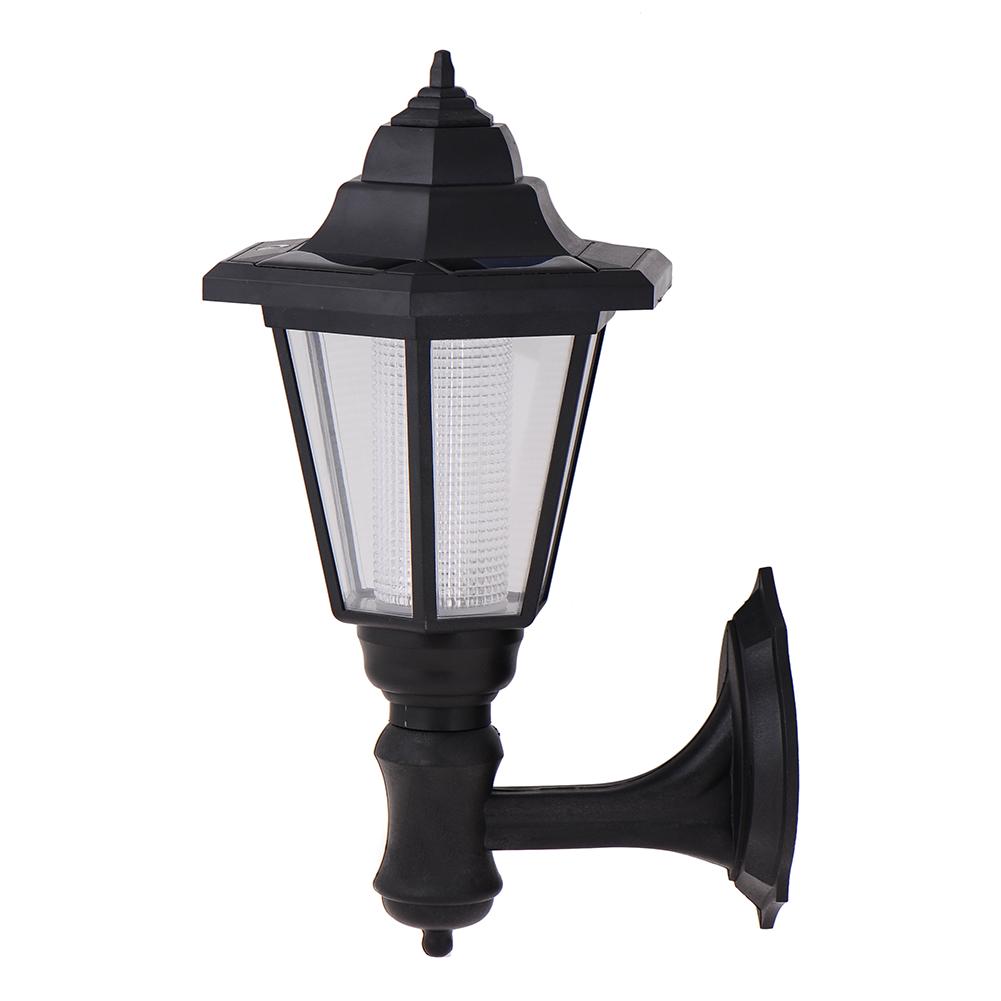 2PCS Solar Hexagonal Outdoors LED Palace Lights Garden Wall Hanging Night Lamps