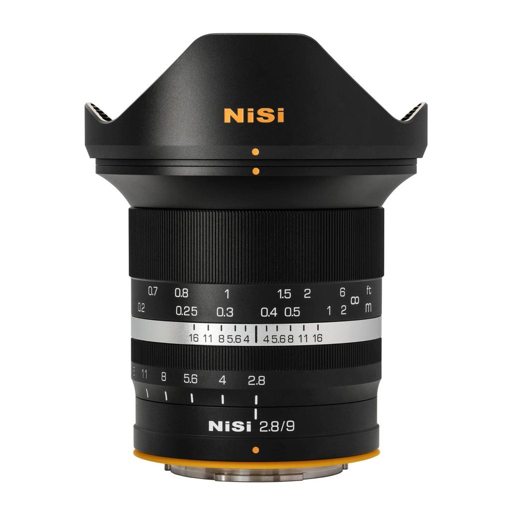 NiSi Single-Focus Weitwinkelobjektiv 9mm ASPH für Canon RF-Mount F2.8 APS-C