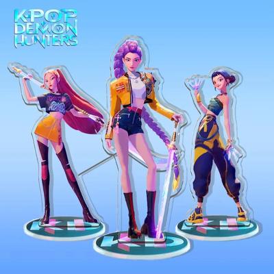 K-Pop Demon Hunters Character Stand Model Group Hunters Rumi Ejia Audrey Figure Acrylic Display Stand Anime Decor Girl Gift