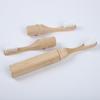Custom Natural Biodegradable Removable Eco-friendly Reusable Adult Kids Soft Bristle Bamboo Toothbrush for Travel
