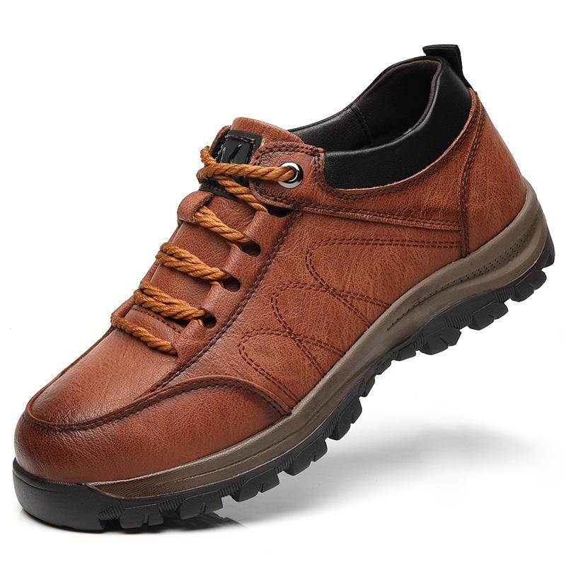 

Нове весняне шкіряне дихаюче повсякденне взуття Чоловіче спортивне взуття для альпінізму Чоловіче взуття для походів на природі 39