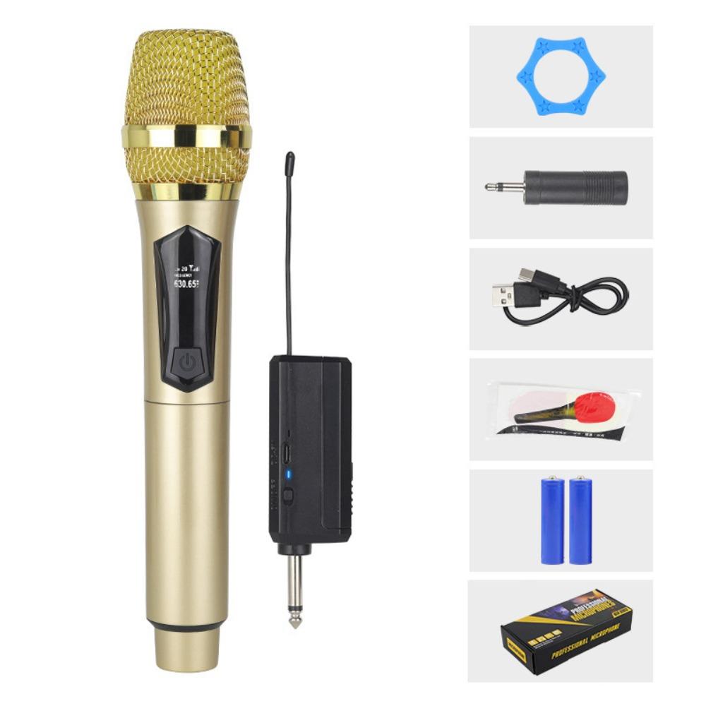 Rechargeable Wireless Microphone Anti Howling Wireless Microphone System  Stage Performance