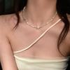 2023 Women's Single Pearl Choker: Versatile Clavicle Necklace for Trendy Style