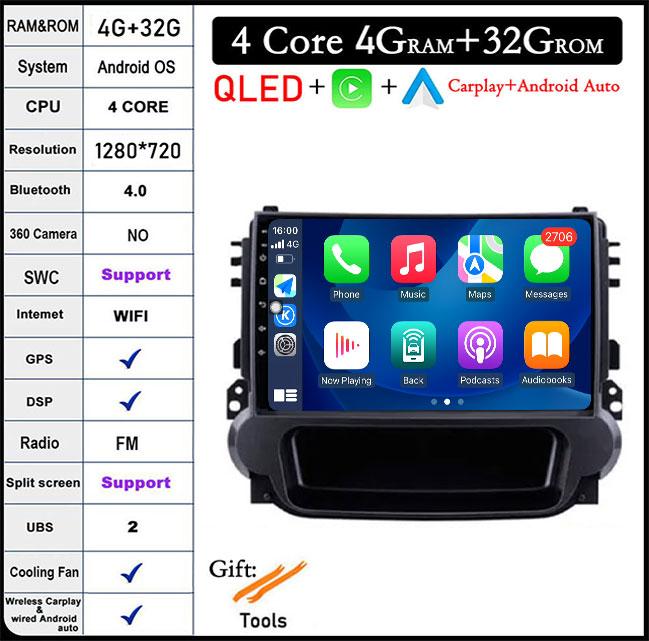 9''  For Chevrolet Malibu 2012-2015 Android 14 Car Radio Stereo Multimedia Auto Radio Video DSP Player Navigation GPS