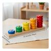 Colorful Circle Stacker Stacking Toy Early Learning Wooden Number Bright Colors Educational