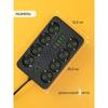 1PC European 2/3/5/8-bit European standard socket with USB and Type-C plug-in board