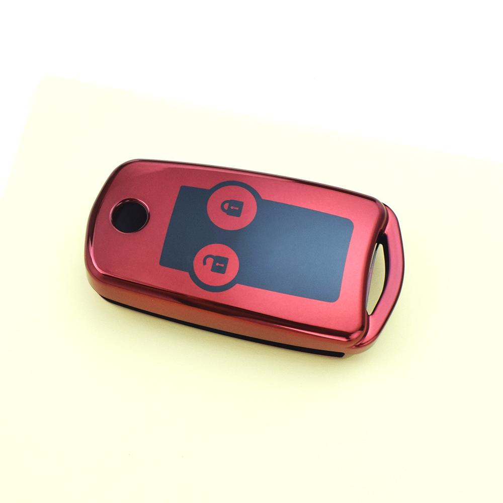 Fashion TPU 2/3 Buttons Shell Fob Holder Protector For Honda Fit Odyssey CRV City Accord Flip Key Case Cover Accessories