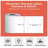 Yacole Tear-Resistant Thermal Barcode Label Paper for Phomemo M110/M220