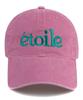 Wig Etoile Stone Washed Ball Cap - Pink
