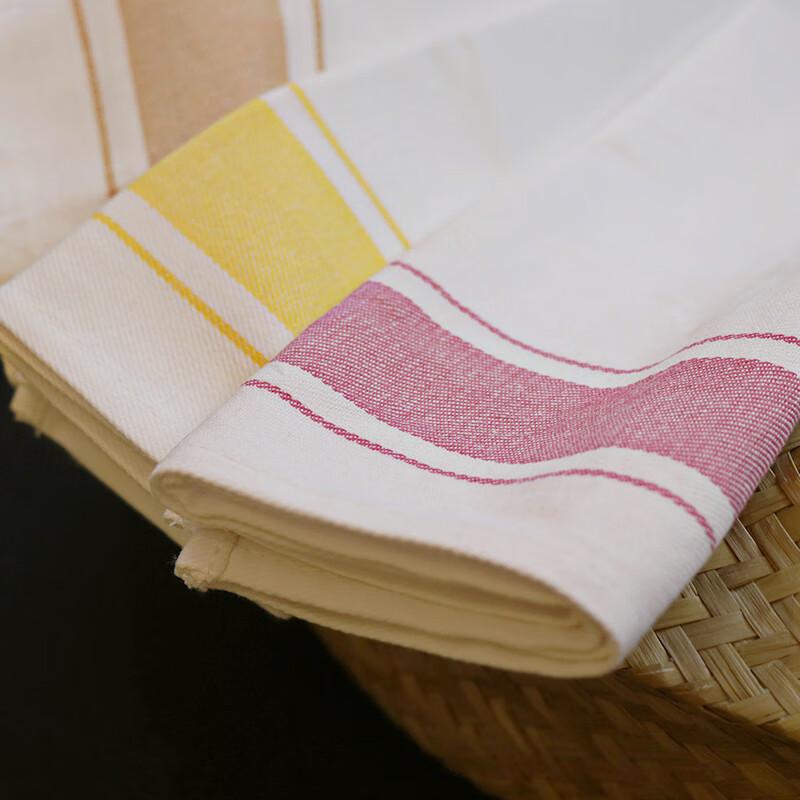 Rother Hotel Cotton Cloth Cup Cleaning Cloth 35*50cm Mixed Colors 5-Pack Glass Cup Cleaning Cloth Special Towel Wine Glass Wiping Cloth