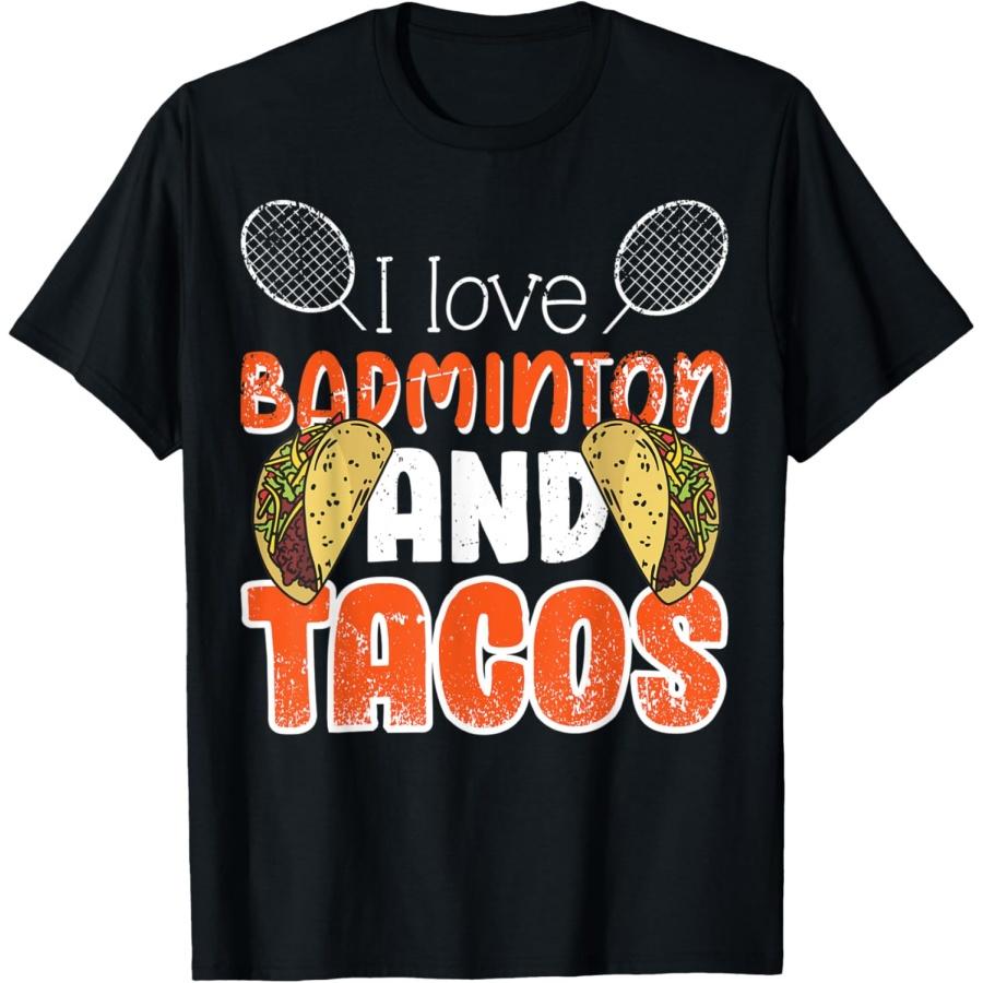 Funny Badminton Gift Idea for Badminton Player T-Shirt(1) S