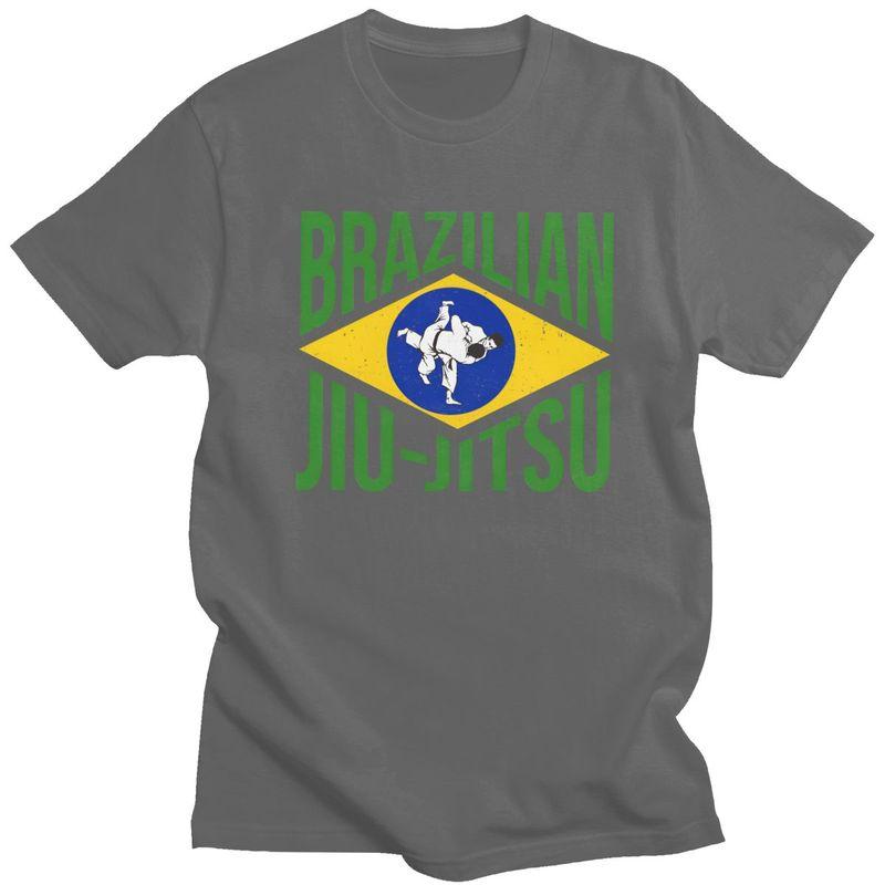 Custom Brazilian Jiu Jitsu BJJ Martial Art T Shirt Men Short Sleeves 100 Cotton Tshirt Casual Tee Tops Streetwear Tshirt