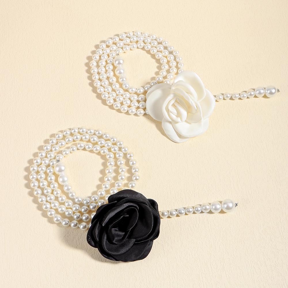 New Pearl Waist Chain Women Decorative Flowers Fashion Thin Waist Belt Chain Women Skirt Casual Sweet Wind
