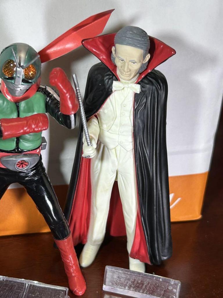 [USED] Kamen Rider No. 2 Dr. Shinigami Squid Devil Figures (5 pieces)