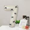 9 cream white digital balloons, black ribbon bow for bow themed birthday parties, graduation, showers, anniversaries