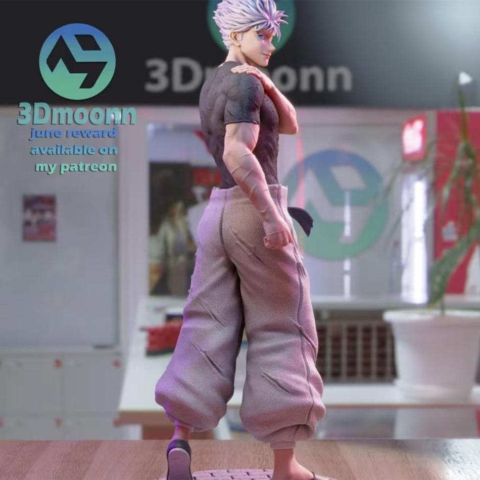 17-19CM Anime Jujutsu Kaisen Gojo Fushiguro Megumi Figure Three Model Toys Gift Collection Decoration PVC